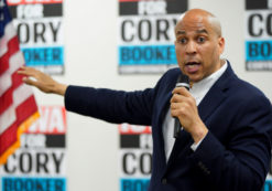 Senator Cory Booker, D-N.J., making his pitch to be the 2020 Democratic nominee for President of the United States.