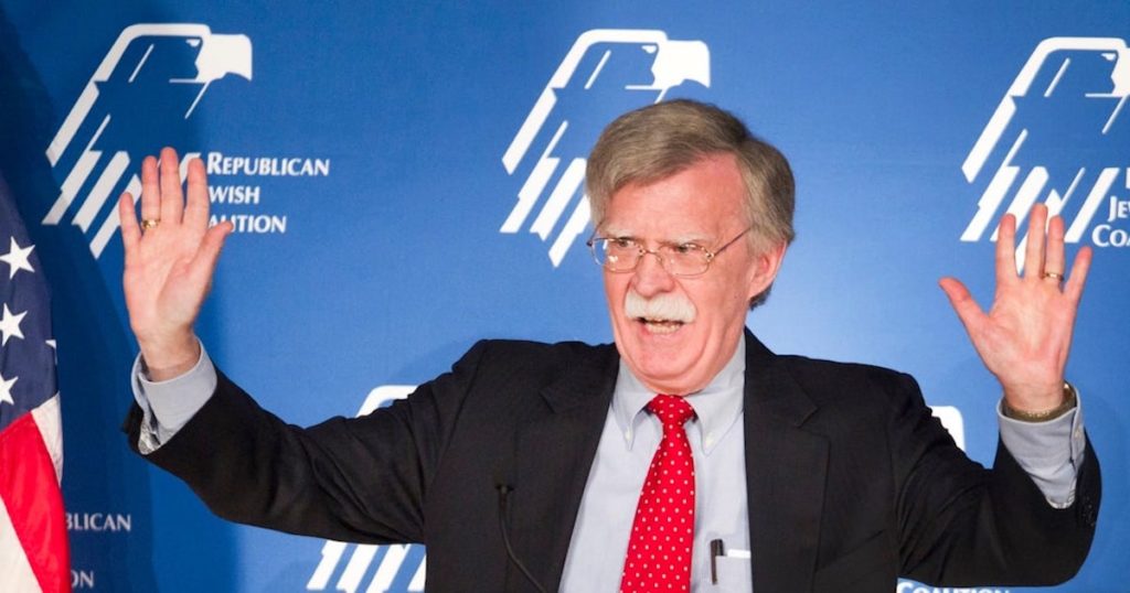 Ambassador John Bolton addresses the Republican Jewish Coalition in Las Vegas, Nevada, in April 2017. (Photo: Reuters)