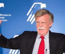 Ambassador John Bolton addresses the Republican Jewish Coalition in Las Vegas, Nevada, in April 2017. (Photo: Reuters)