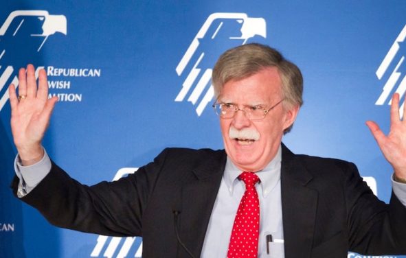 Ambassador John Bolton addresses the Republican Jewish Coalition in Las Vegas, Nevada, in April 2017. (Photo: Reuters)