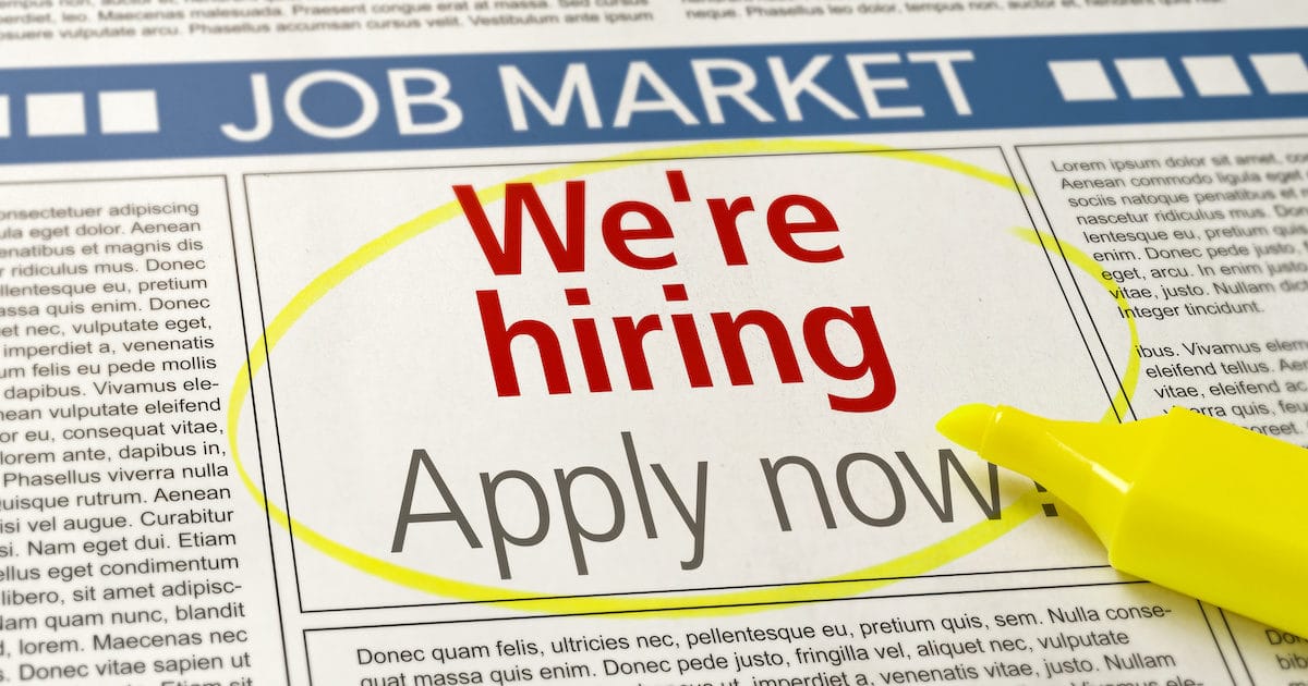 Job ad in a newspaper - We are hiring. (Photo: AdobeStock)