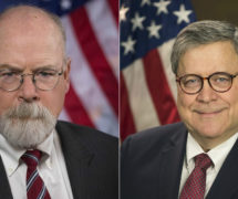 John H. Durham, left, the 52nd U.S. Attorney for the District of Connecticut, and William 