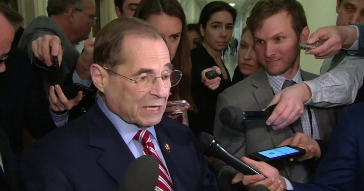 Rep. Jerry Nadler, D-N.Y., the Chairman of the House Judiciary Committee, speaks to reporters demanding the unredacted version of the Mueller report on April 3, 2019.