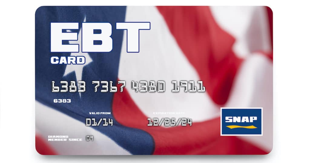 Graphic concept for an EBT, or Electronic Benefits Transfer, SNAP Card for food stamps. (Photo: AdobeStock)