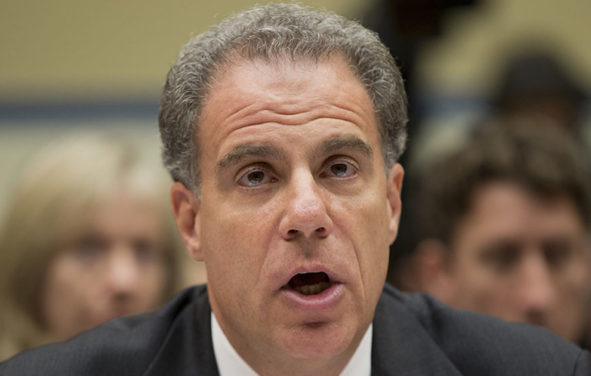 Justice Department (DOJ) Inspector General (IG) Michael Horowitz testifies before the U.S. Congress.