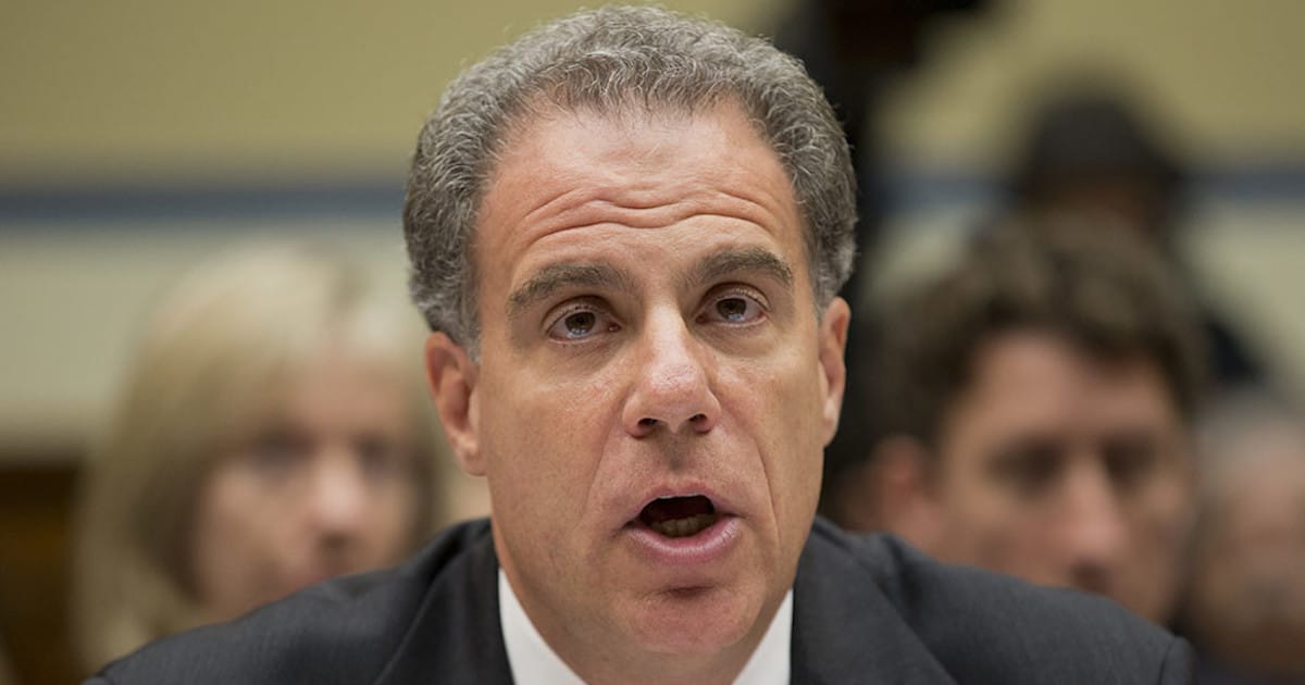 Justice Department (DOJ) Inspector General (IG) Michael Horowitz testifies before the U.S. Congress.