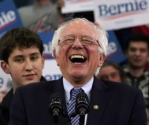 Bernie Sanders campaigns ahead of the Nevada Democratic Caucus on February 22, 2020.