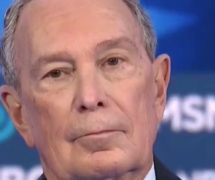 Michael Bloomberg, the billionaire former New York City mayor and 2020 Democratic candidate, at the Democratic debate in Las Vegas, Nevada. (Photo: Screenshot)