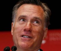 Former Massachusetts Republican Governor Mitt Romney speaks critically about the then-Republican frontrunner Donald Trump at the Hinckley Institute of Politics at the University of Utah in Salt Lake City, Utah, March 3, 2015. (Photo: Reuters)