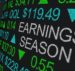 A graphic concept for earnings season and corporate profits depicted by a 3D stock market ticker. (Photo: AdobeStock)