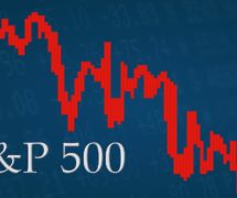 Graphic concept of the S&P 500 (^SPX) trading down in the red for losses. (Photo: AdobeStock)