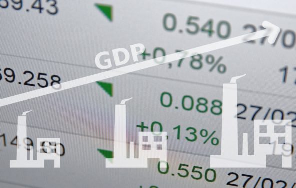 Gross domestic product (GDP) graphic concept. (Photo: AdobeStock)
