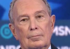 Michael Bloomberg, the billionaire former New York City mayor and 2020 Democratic candidate, at the Democratic debate in Las Vegas, Nevada. (Photo: Screenshot)