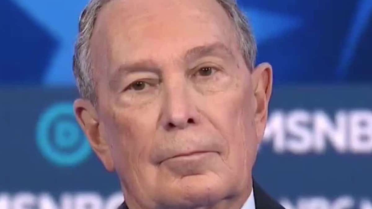 Michael Bloomberg, the billionaire former New York City mayor and 2020 Democratic candidate, at the Democratic debate in Las Vegas, Nevada. (Photo: Screenshot)