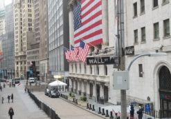 The New York Stock Exchange (NYSE) from the corner of Wall Street Nassau Street during the Conoravirus (COVID-19) outbreak on March 19, 2020. (Photo: People's Pundit Daily)