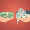 An exchange showing one hand giving cash to the another for new house and keys, a vector illustration for new home sales. (Photo: AdobeStock)