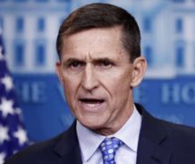 National Security Adviser Michael Flynn puts Iran 'on notice' during a press conference in response to a missile launch. (Photo: AP)