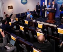 President Donald Trump holds a press briefing for the Coronavirus Task Force on March 30, 2020. (Photo: SS)