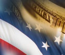 American flag and U.S. dollar financial and economy concept. (Photo: AdobeStock)