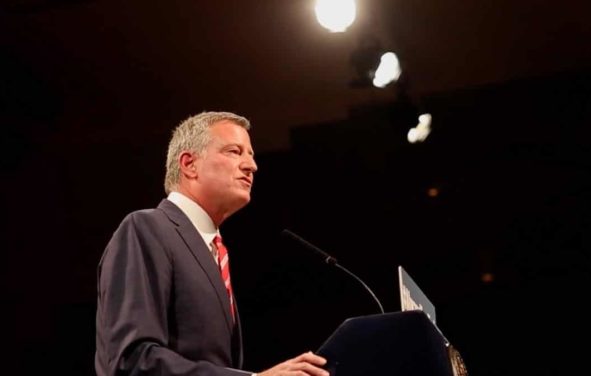 Democratic New York City Mayor Bill de Blasio. (Photo: SS)
