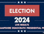 2024 New Hampshire Demcoratic Presidential Primary Election Graphic
